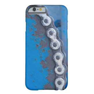 Blue Industrial Farm Gear with Rust Patina Barely There iPhone 6 Case