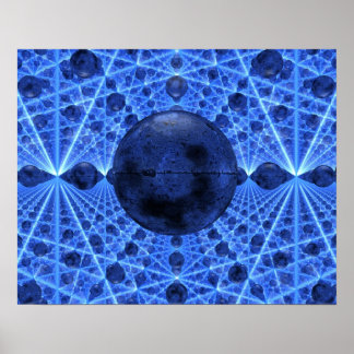 Blue Infinity Poster