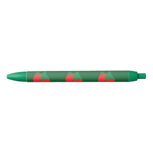 Blue Ink Red Green Abstract Pen
