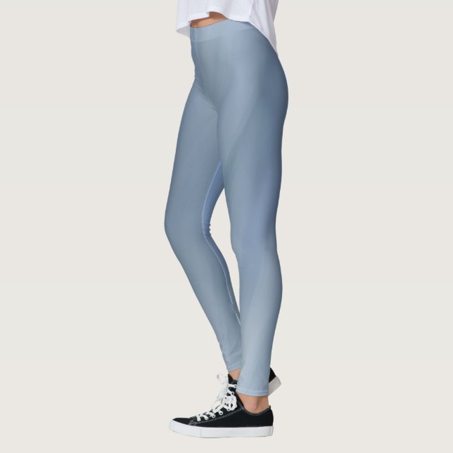 Blue Inspired 800 by Kristalin Davis Leggings (Left)