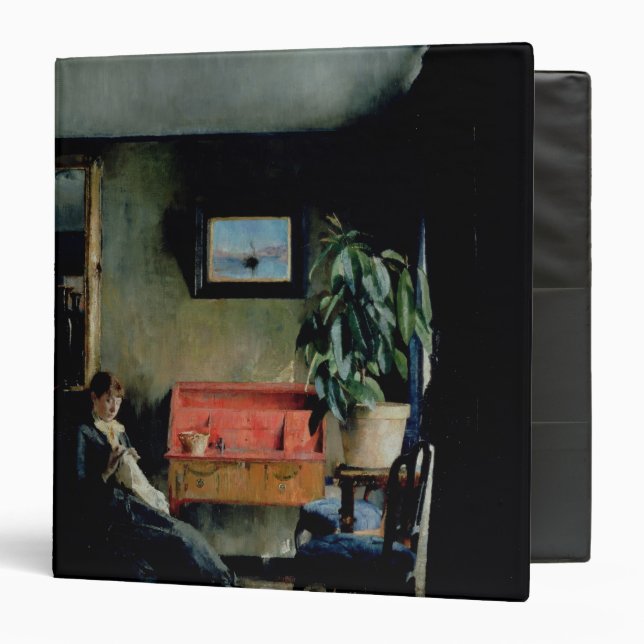 Blue Interior, 1883 3 Ring Binder (Front/Inside)