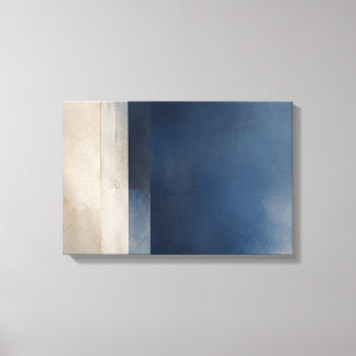 Blue Interval — Aurema Canvas Print
