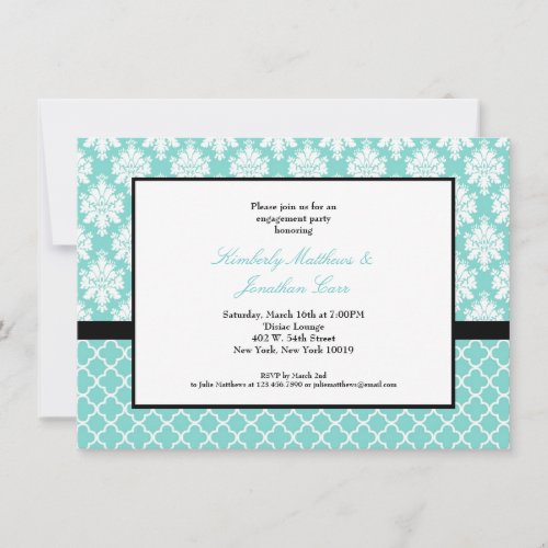 Blue Invitations