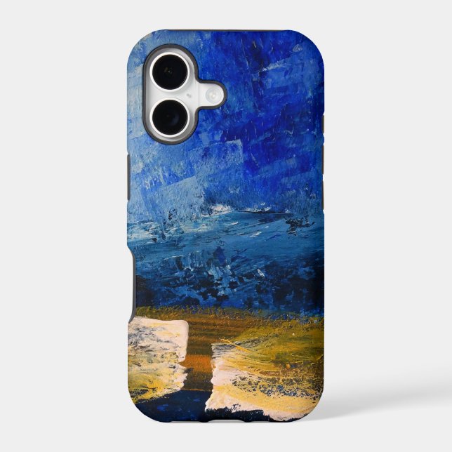 Blue iPhone SE + iPhone 5/5S, Barely There Case (Back)