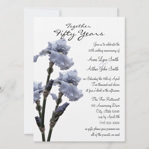 Blue Iris Anniversary Announcement