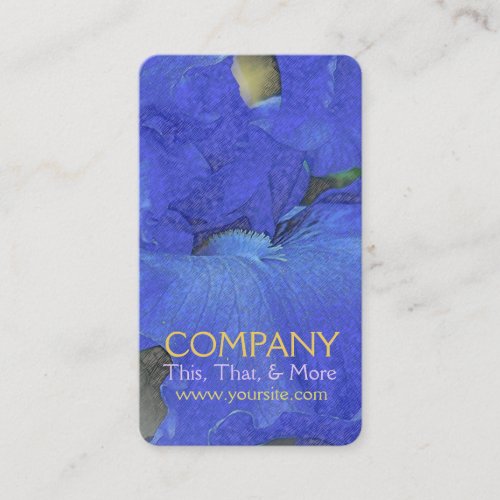 Blue Iris Blend Business Card