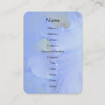 Blue Iris Blend Business Card by profilesincolor at Zazzle