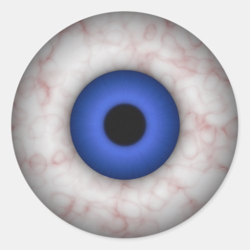 Blue Iris Eyeball Sticker