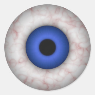 Blue Iris Eyeball Sticker