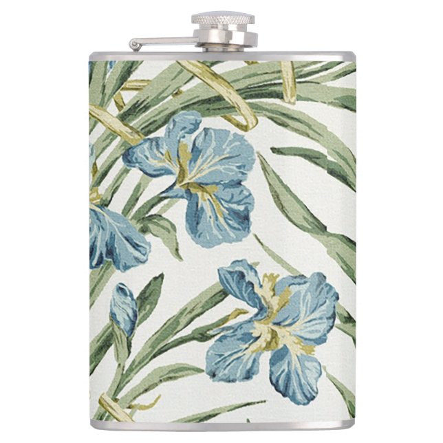 Blue Iris Flask (Front)