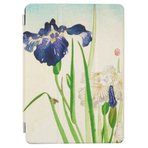 Blue Iris _ Japanese watercolor print  iPad Air Cover