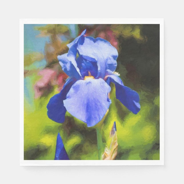 Blue Iris Napkins (Front)
