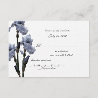 Blue Iris Response Card