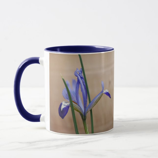 Blue Iris Reticulata Mug (Left)