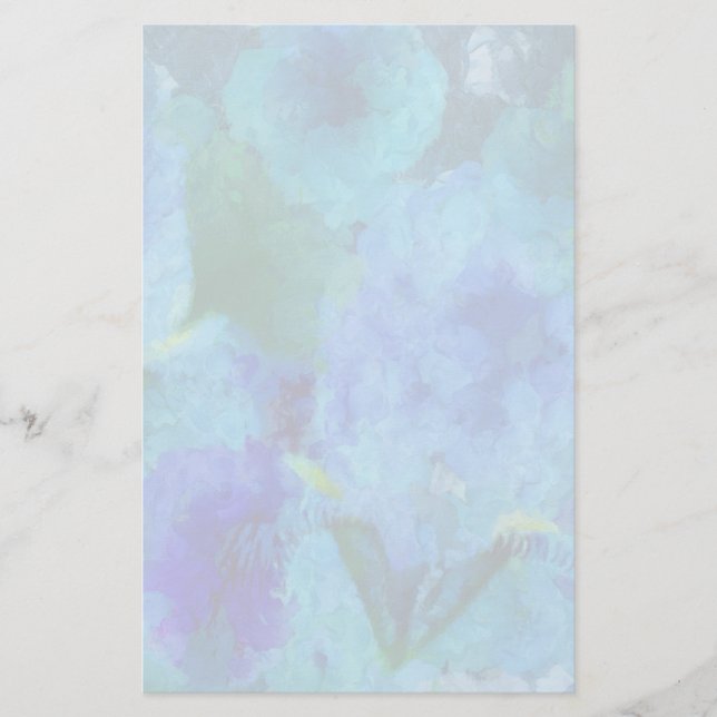 Blue Iris Stationery (Front)