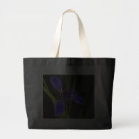 Blue Iris Tote Bag bag
