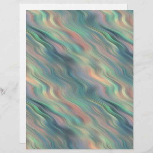 Blue Iris Wavy Texture (Front/Back)