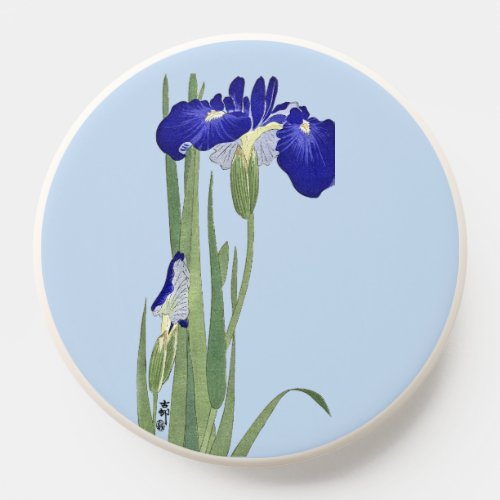 Blue Irises by Ohara Koson PopSocket