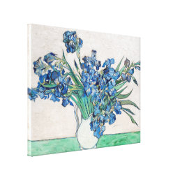 Blue Irises by Vincent Van Gogh Fine Art Canvas Print