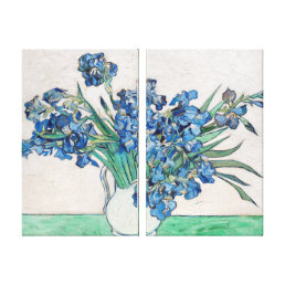 Blue Irises by Vincent Van Gogh Fine Art Canvas Print