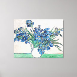 Blue Irises by Vincent Van Gogh Fine Art Canvas Print