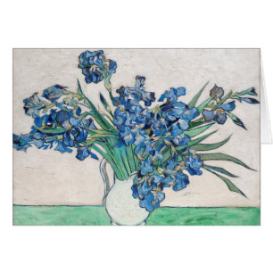 Blue Irises by Vincent Van Gogh Fine Art Cards