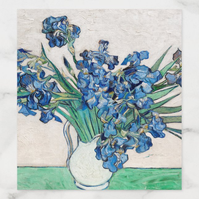 Blue Irises by Vincent Van Gogh Fine Art Envelope Liner (Design)