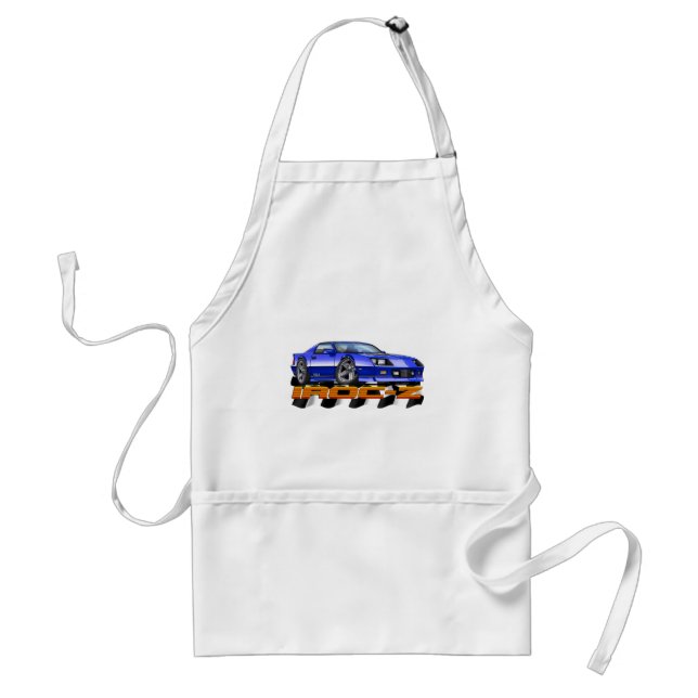 Blue IROC Z Adult Apron (Front)