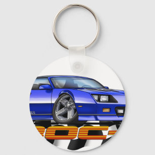 Blue IROC Z Keychain