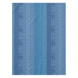 Blue Islam Islamic Arabic Pattern Collage Tablecloth
