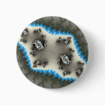 Blue Islands - Fractal Button