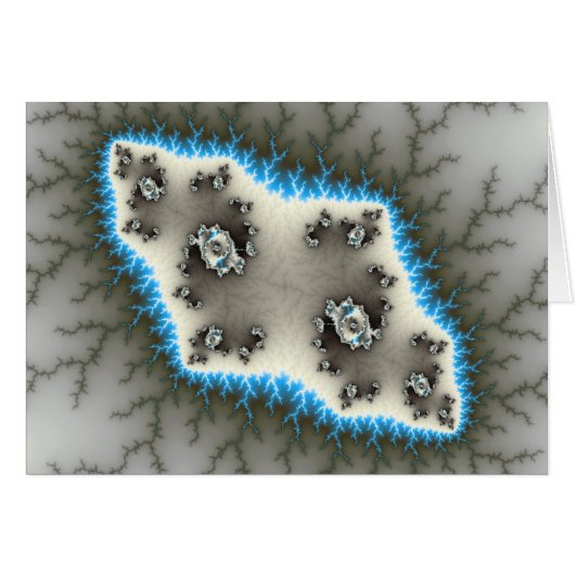 Blue Islands - Fractal Card (Front Horizontal)