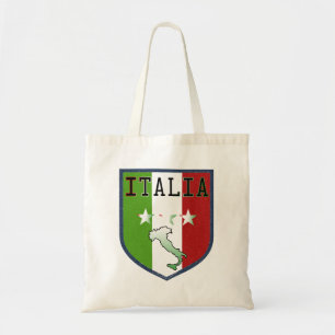 Blue Italia Crest Tote Bag