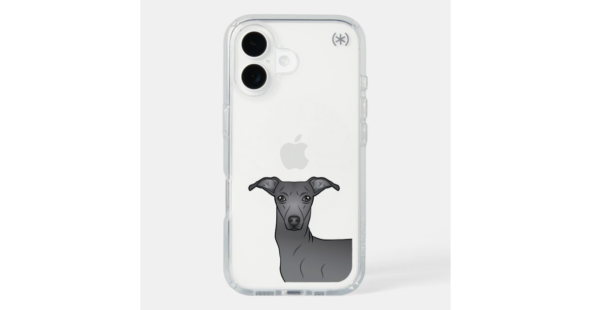 Phone Cover Rfa Blue Italian Greyhound Cute Dog Head Illustration Speck iPhone Case ...