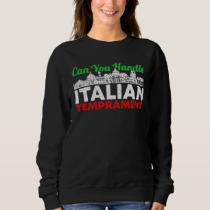 Blue Italy Flag Italian Girl Italia Rome 4 Sweatshirt