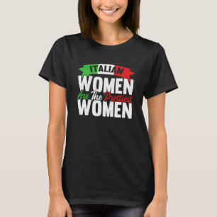 Blue Italy Flag Italian Girl Italia Rome T-Shirt