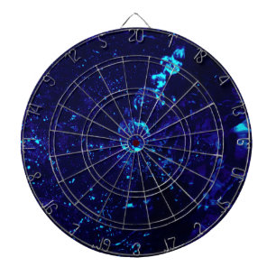 Blue Jacuzzi Bubbles Dartboard