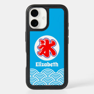 Blue Japanese Kakigori Shaved Ice Deco iPhone 16 Case