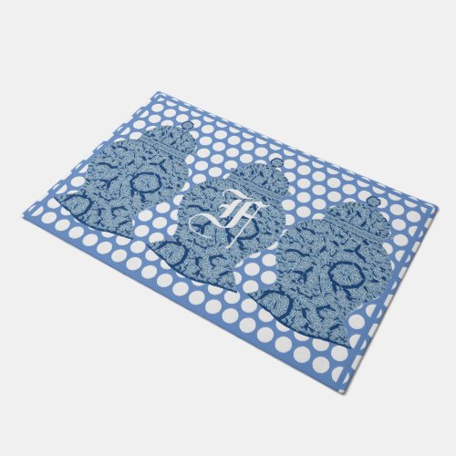 Blue Jar Ginger Jars Mosaic  Doormat