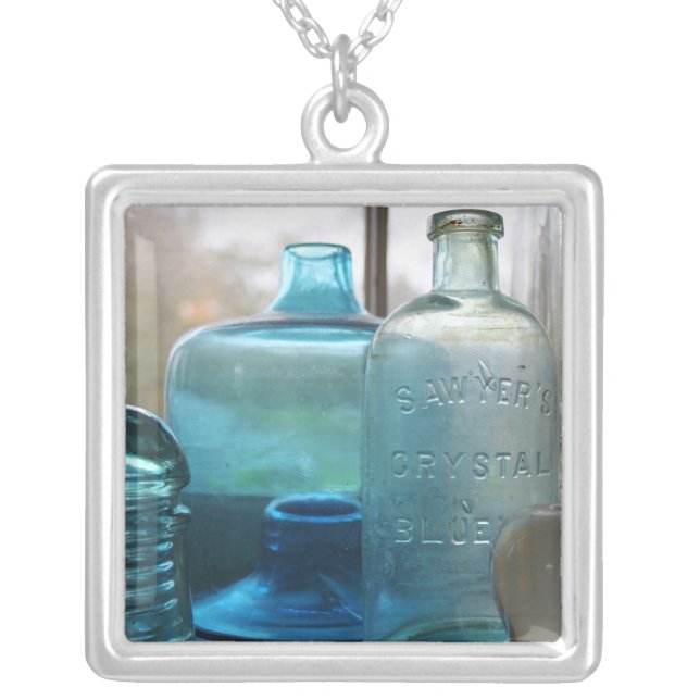 Blue Jar Pendant (Front)
