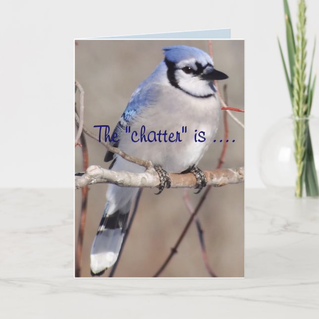 Blue Jay 8883- customize any occasion Card (Front)