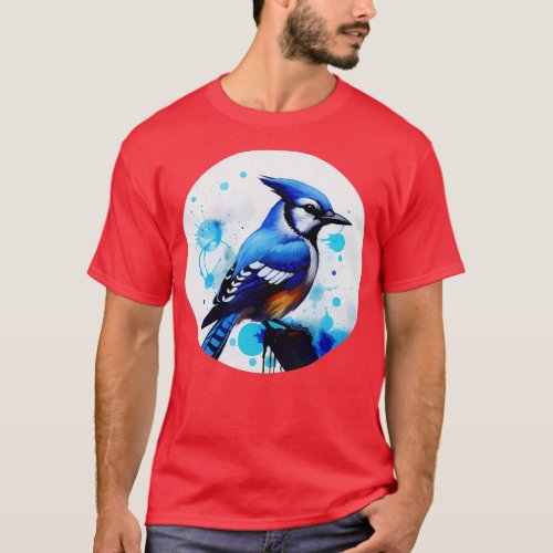 Blue jay bird 3 T_Shirt