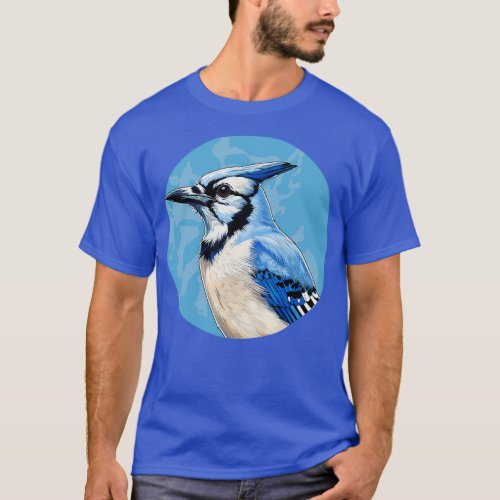 Blue jay bird 5 T_Shirt