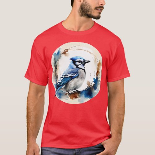 Blue jay bird 7 T_Shirt