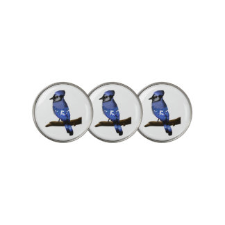 Blue Jay Bird Golf Ball Marker