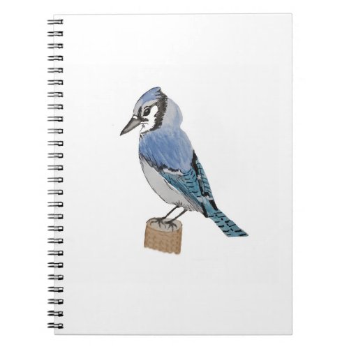 Blue Jay Bird Notebook