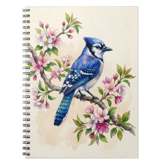 Blue Jay Bird Notebook