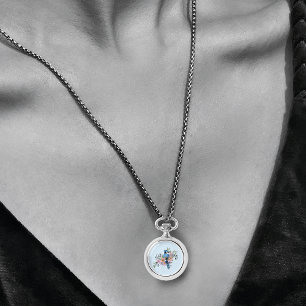 Blue Jay Bird Spring Flowers Nature Illustration Watch