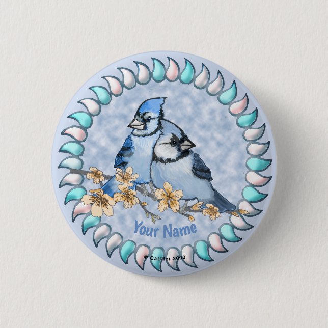 Blue Jay Branch  Button (Front)