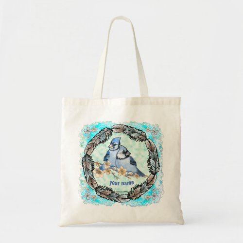 Blue Jay Branch  Tote Bag